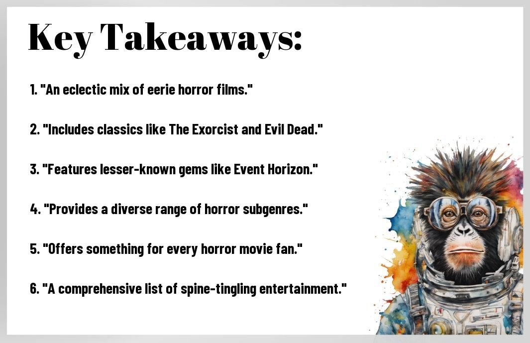 Horror Movies That Start With E